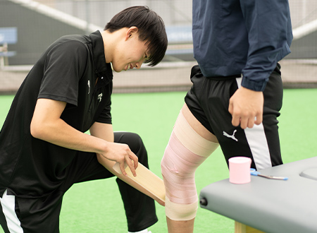 部活で活かせるテーピング体験